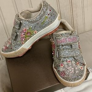 Lelli Kelli Kid's Euro sz 24-(7m) Glitter Sneakers